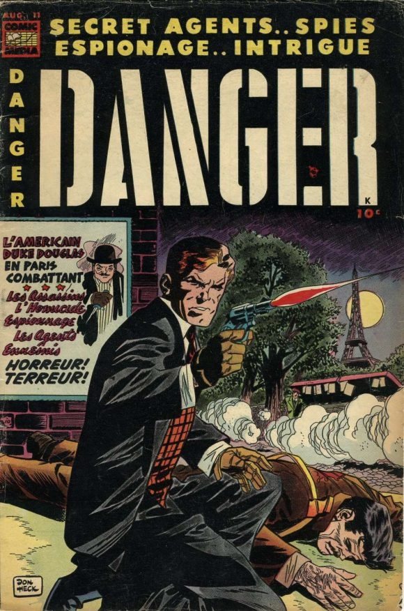 Danger #11 (August 1954) cover by Don Heck