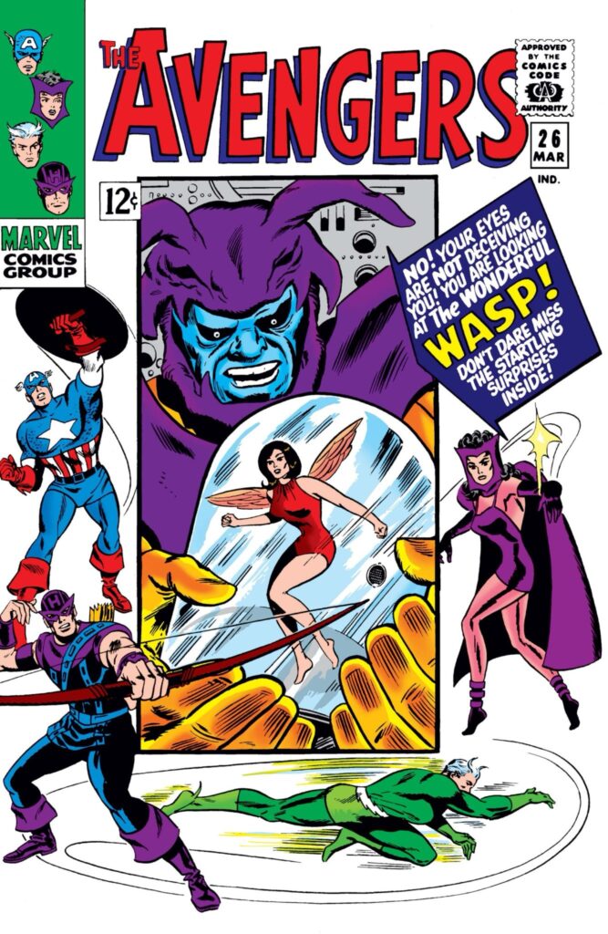 The Avengers #26 (March 1966, pencils by Don Heck, inked by Frank Giacoia)