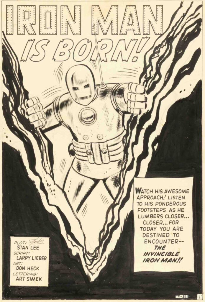Iron Man Debut Breaks Comic Art Auction Record