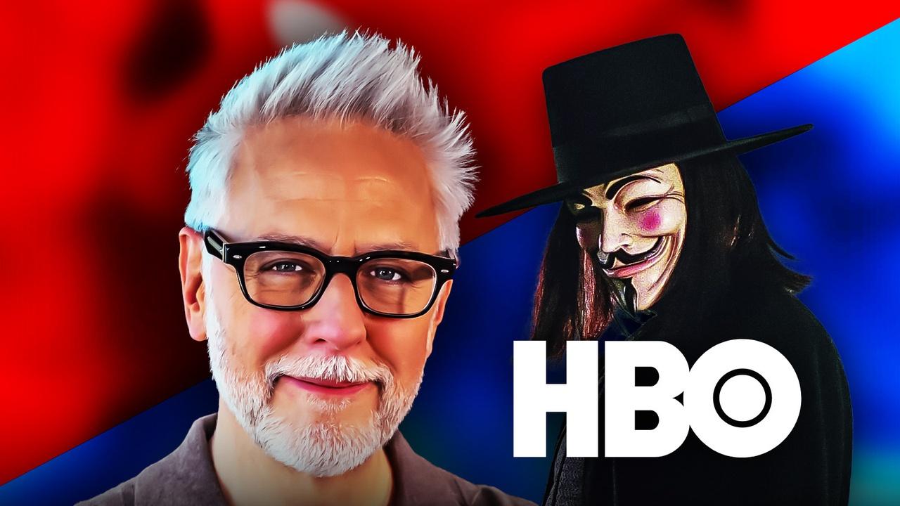 James Gunn, V for Vendetta, HBO logo.