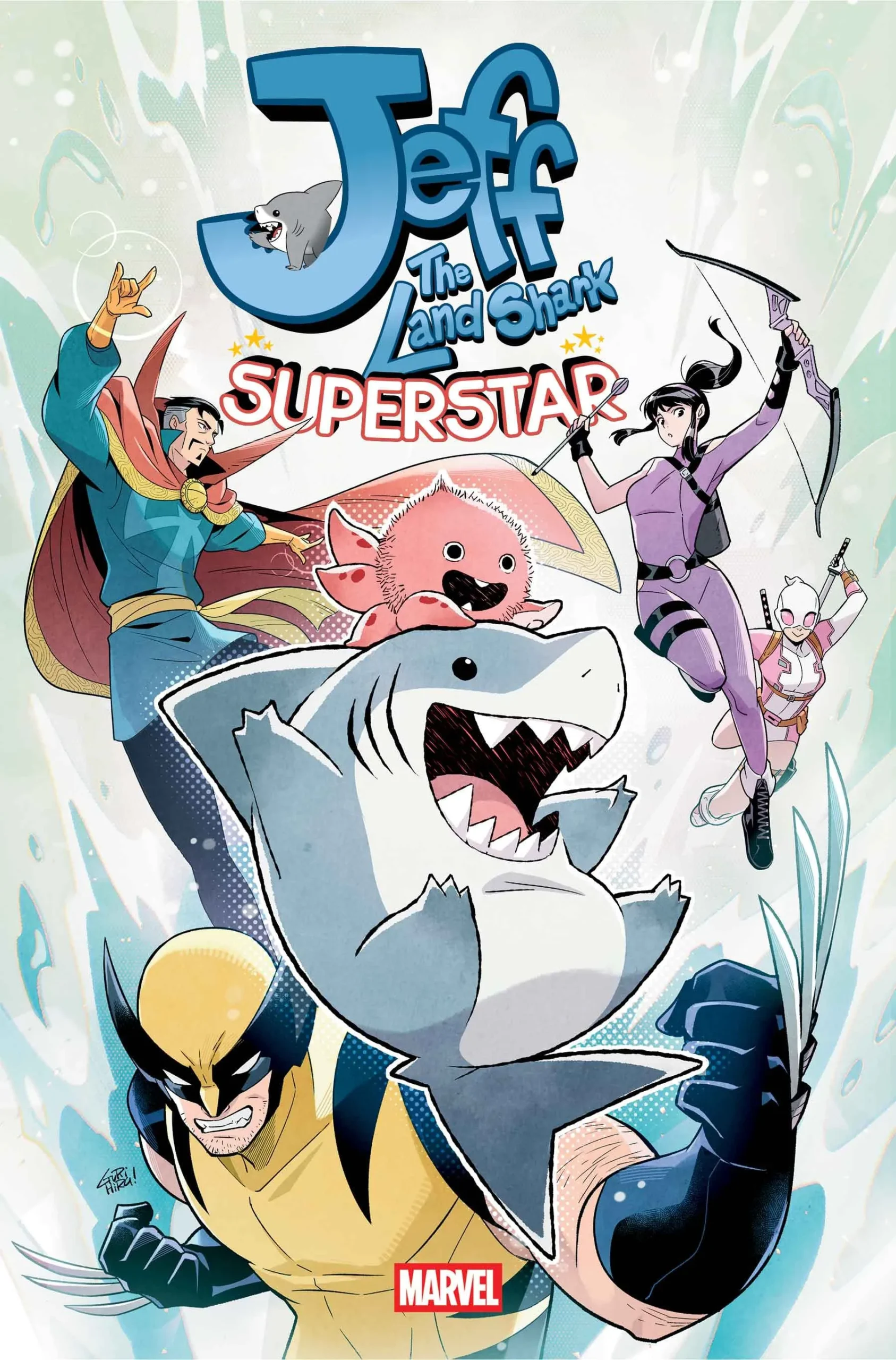 JEFF THE LAND SHARK: SUPERSTAR (2026) #1 cover by Gurihiru