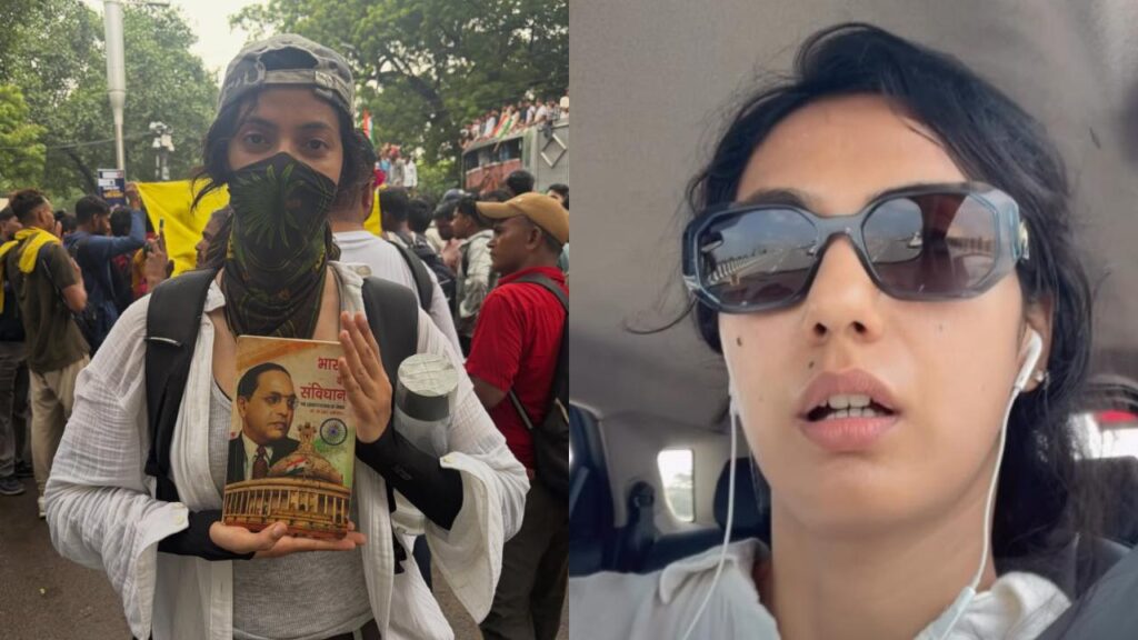 Watch: Disha Patani`s sister Khushboo beaten up by Delhi Police at CJP protest Watch: Disha Patani`s sister Khushboo beaten up by Delhi Police at CJP protest