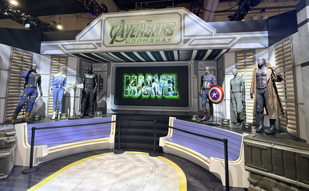 Photos: Marvel San Diego Comic-Con 2026 Booth Features “Avengers: Doomsday” Costumes and More Photos: Marvel San Diego Comic-Con 2026 Booth Features “Avengers: Doomsday” Costumes and More