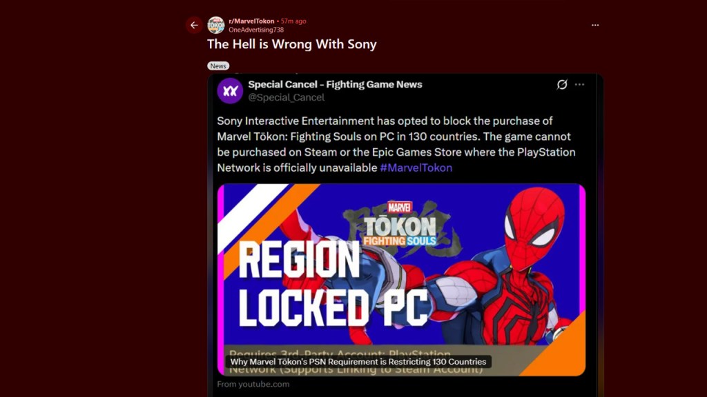 Marvel Tokon Blocked in 132 Countries