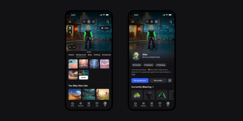 Roblox rolls out new Chat and Me tabs in app update