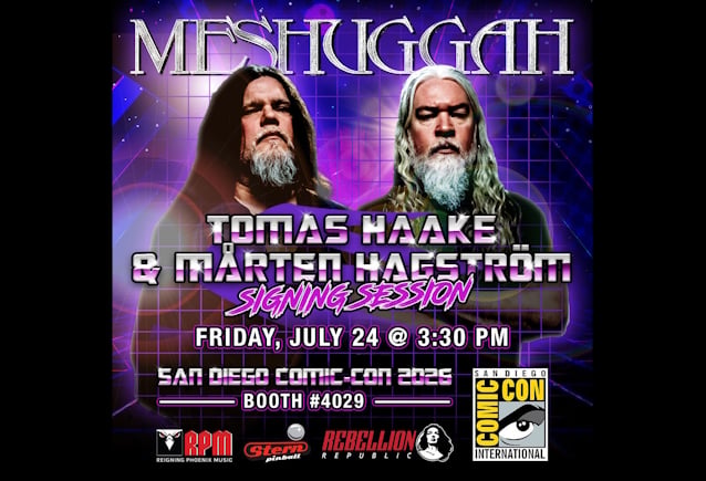 MESHUGGAH Announces Exclusive Signing And Limited-Edition ‘Transformers’ Collaboration At San Diego Comic MESHUGGAH Announces Exclusive Signing And Limited-Edition ‘Transformers’ Collaboration At San Diego Comic