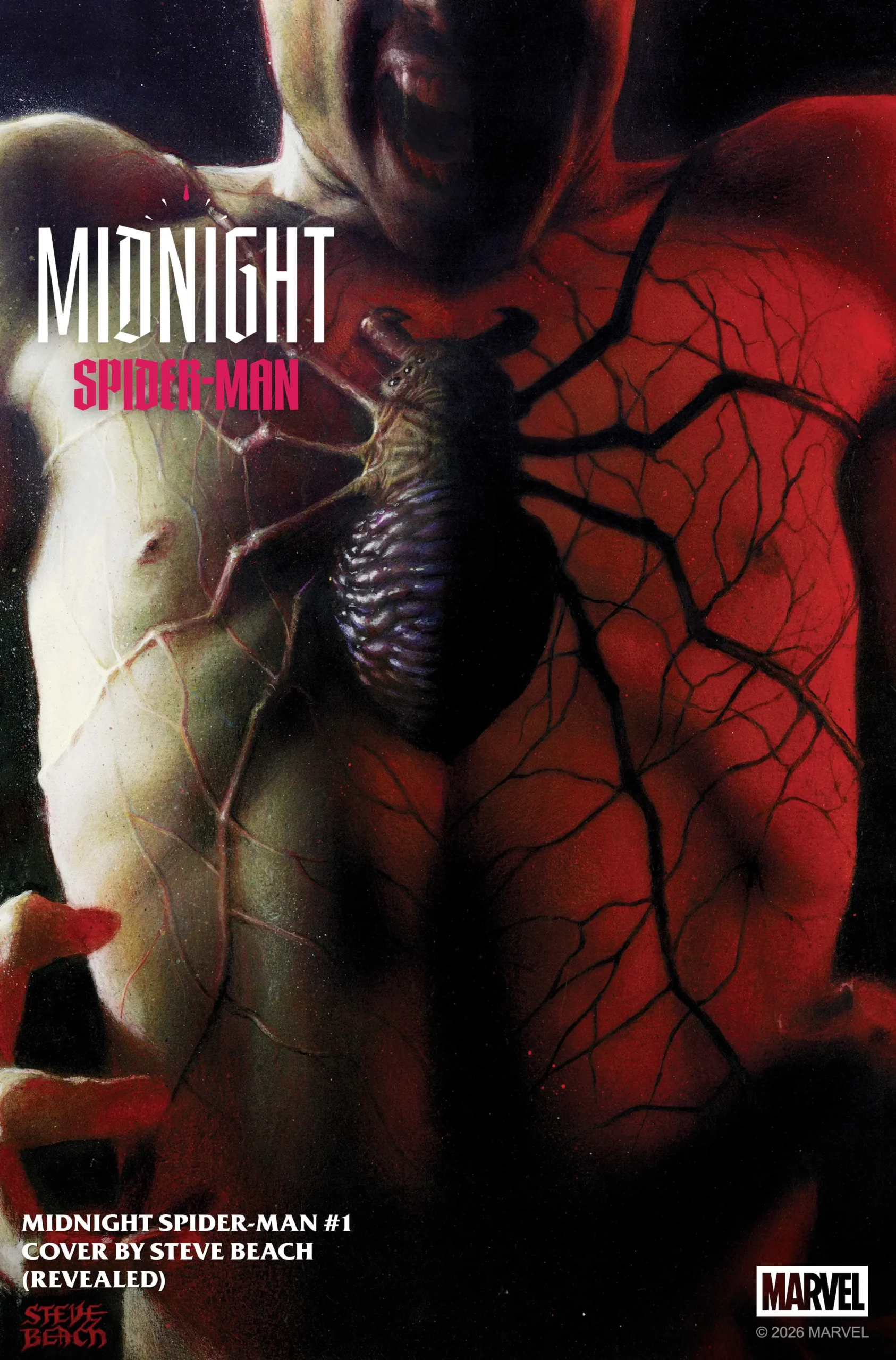 Midnight Spider-Man #1 Cloaked and Revealed Covers