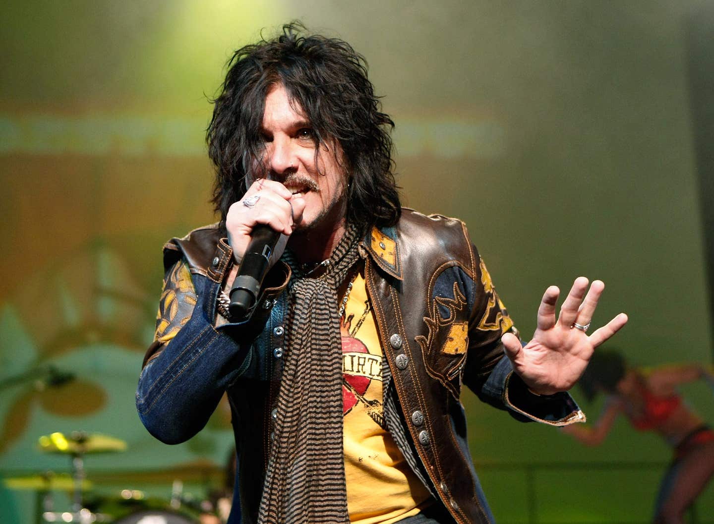 John Corabi performs at the Monster Circus show at the Las Vegas Hilton
