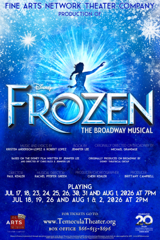 Disney FROZEN The Broadway Musical in San Diego