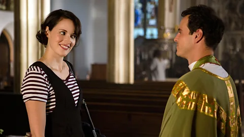 Alamy Phoebe Waller Bridge with Andrew Scott as the so-called "Hot Priest" in series two of Fleabag (Credit: Alamy)