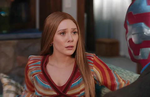 Alamy Wanda in 2021 Marvel show Wandavision is another recent TV heroine shaped by her past trauma (Credit: Alamy)
