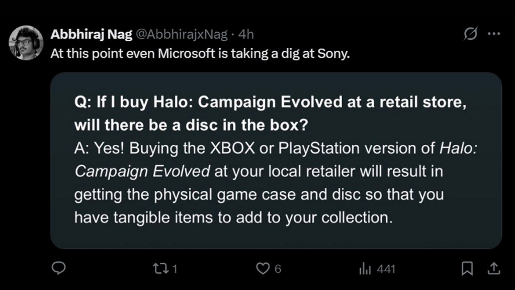 Players Respond to Halo Physical Disc Post