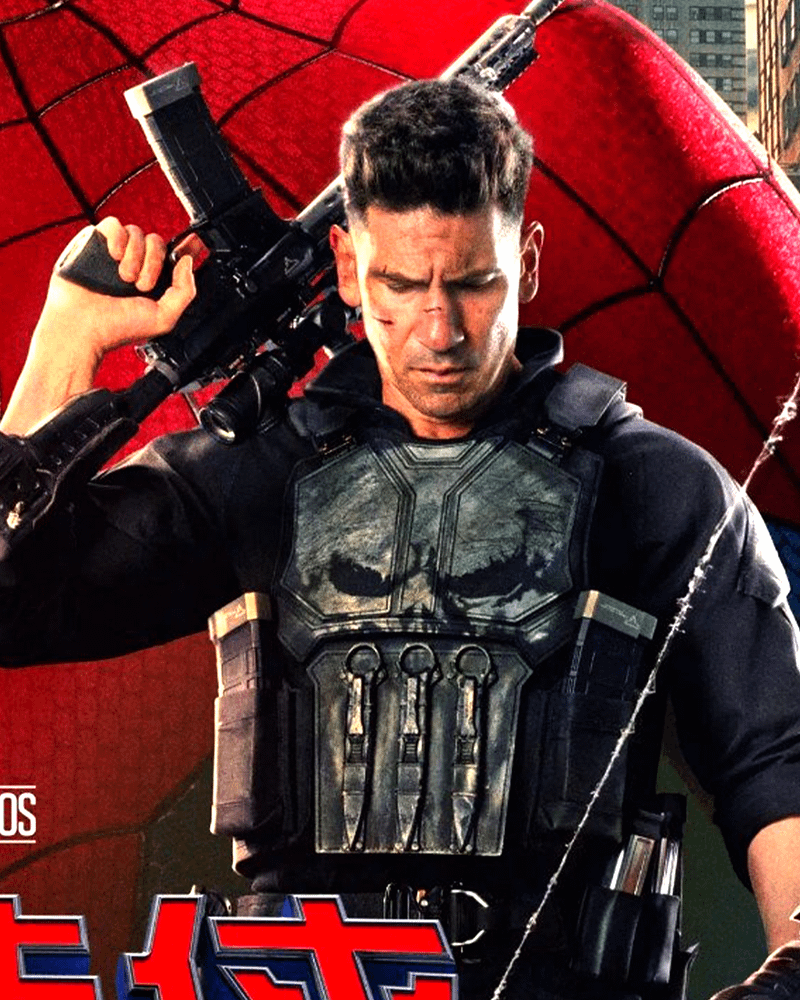 The Punisher on Spider-Man: Brand New Day poster.
