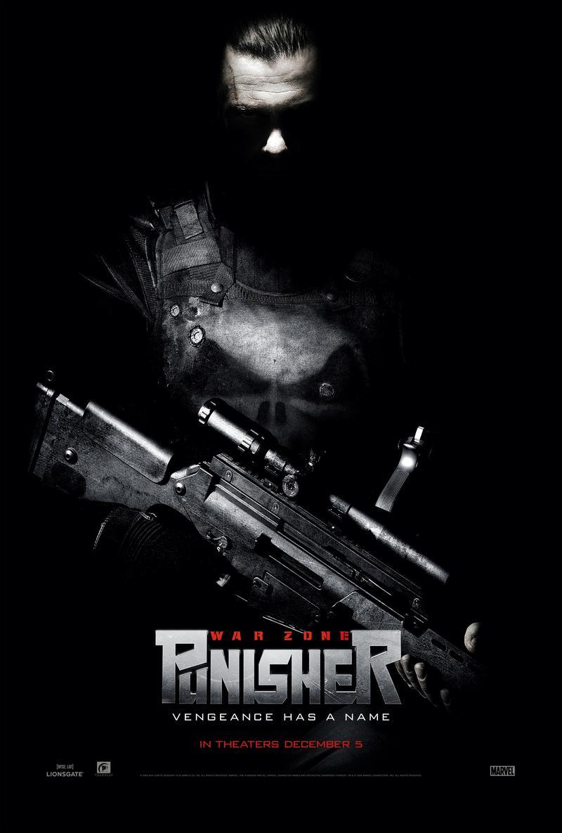 The Punisher War Zone poster.