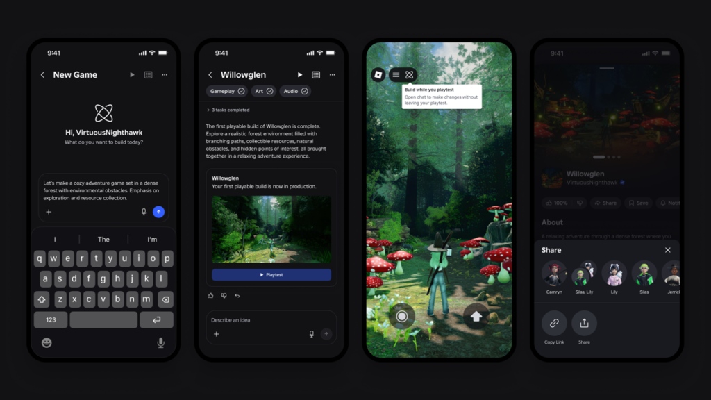 Roblox Will Let Anyone Use AI to Turn Text Prompts Into a Basic Game on Their Phone Roblox Will Let Anyone Use AI to Turn Text Prompts Into a Basic Game on Their Phone