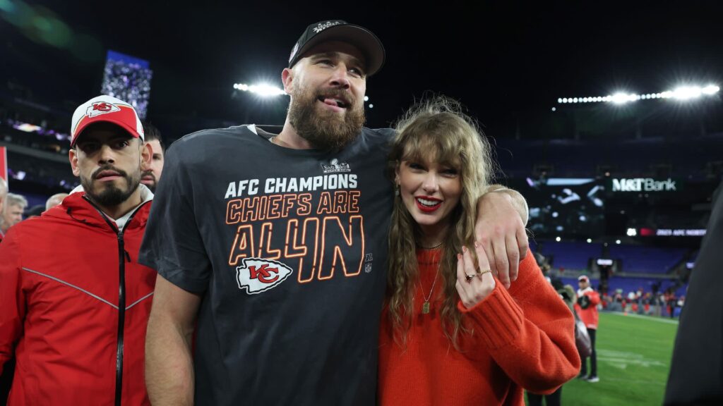 Taylor Swift Dancer’s Husband Defends Dress Color at Travis Kelce Wedding Taylor Swift Dancer’s Husband Defends Dress Color at Travis Kelce Wedding