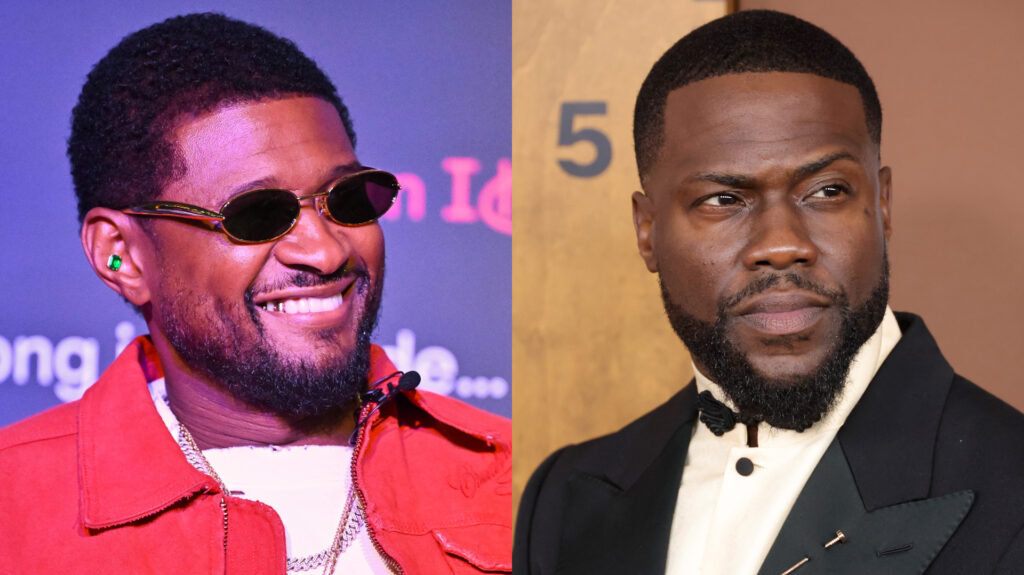 Usher Trolls Kevin Hart With Tiny Golf Outfit in New Video Usher Trolls Kevin Hart With Tiny Golf Outfit in New Video