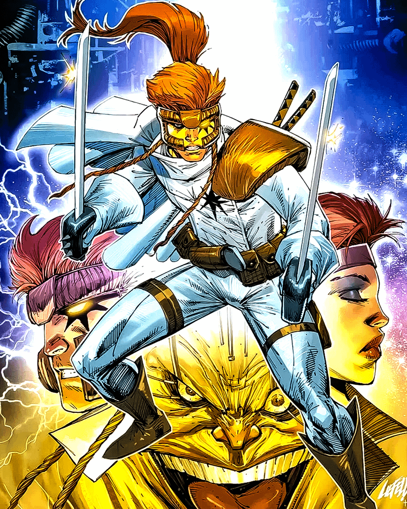 Shatterstar from Marvel Comics.