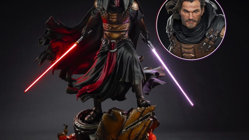 Darth Revan Takes Off His Helmet with New Star Wars Sideshow Statue Darth Revan Takes Off His Helmet with New Star Wars Sideshow Statue