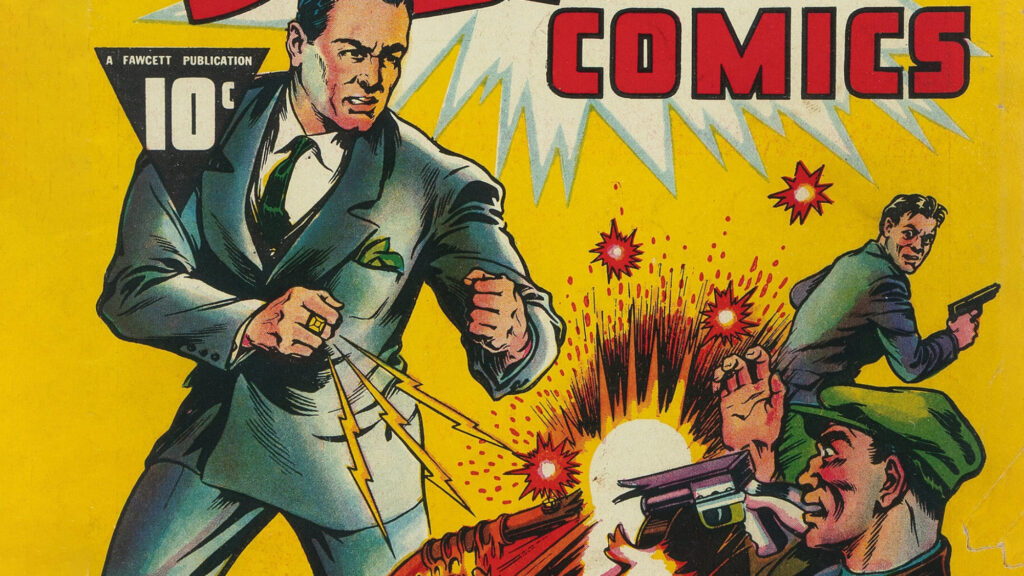 An FBI Agent and a Talking Lion, Slam Bang Comics #1 at Auction An FBI Agent and a Talking Lion, Slam Bang Comics #1 at Auction