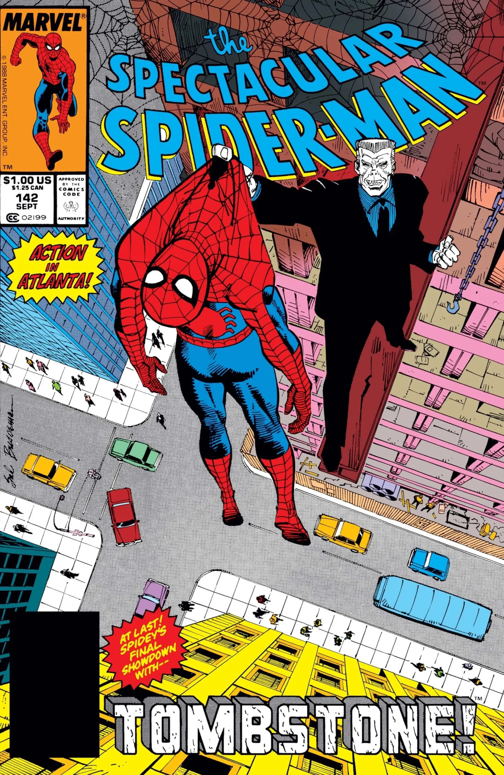 SPECTACULAR SPIDER-MAN (1976) #142 cover by Sal Buscema