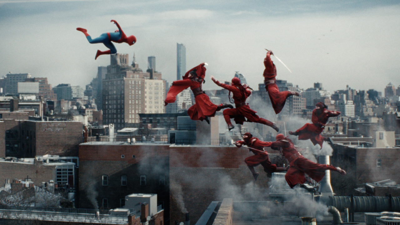(L to R) Spider-Man battles The Hand in Columbia Pictures 'Spider-Man: Brand New Day'. Copyright: ©2026 CTMG. All Rights Reserved. Photo By Sony Pictures.
