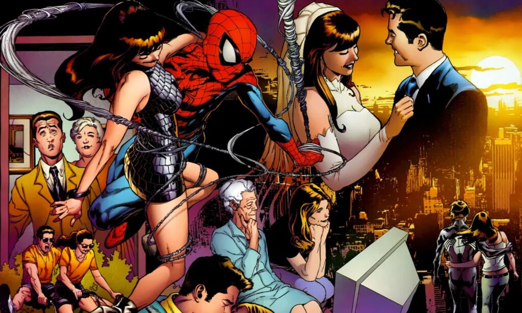 Love Spider-Man One More Day and the retconning of the Spidey/MJ marriage? Hate it? Co-creator Joe Quesada says he has plans for a sequel… but it won’t retcon the marriage back Love Spider-Man One More Day and the retconning of the Spidey/MJ marriage? Hate it? Co-creator Joe Quesada says he has plans for a sequel… but it won’t retcon the marriage back