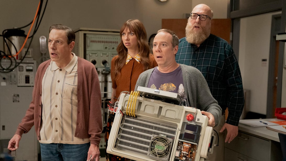 John Ross Bowie, Lauren Lapkus, Kevin Sussman, and Brian Posehn, Stuart Fails To Save The Universe