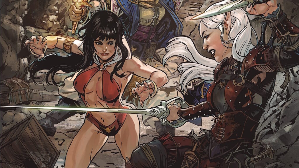 Pathfinder/Vampirella: Blade Of Darkness Crossover From Dynamite/Paizo