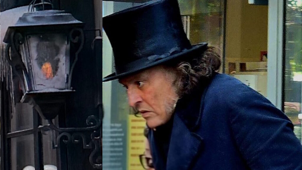 Johnny Depp, Cosplaying As Ebenezer Scrooge At San Diego Comic