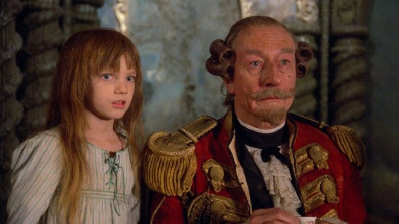 Lucy Salt and Baron Munchausen in The Aventures of Baron Munchausen