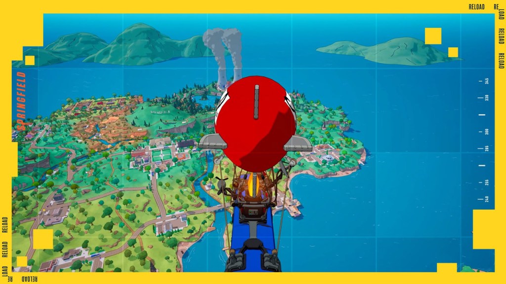 The Simpsons Fortnite Reload Map