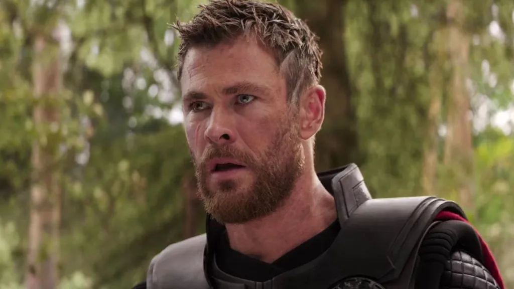 Thor with short hair.