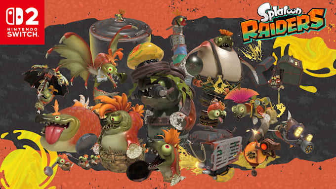 See some slippery Salmonids, soon to be skilfully splatted in Splatoon Raiders See some slippery Salmonids, soon to be skilfully splatted in Splatoon Raiders
