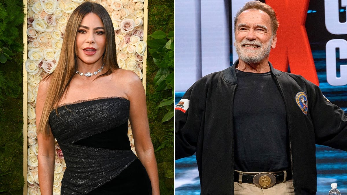 Sofia Vergara and Arnold Schwarzenegger