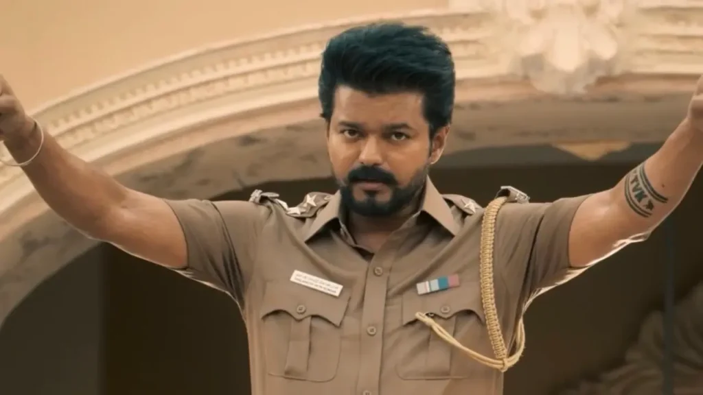 Jana Nayagan: Vijay`s film posters torn down by Kannada activists during Cauvery protests Jana Nayagan: Vijay`s film posters torn down by Kannada activists during Cauvery protests