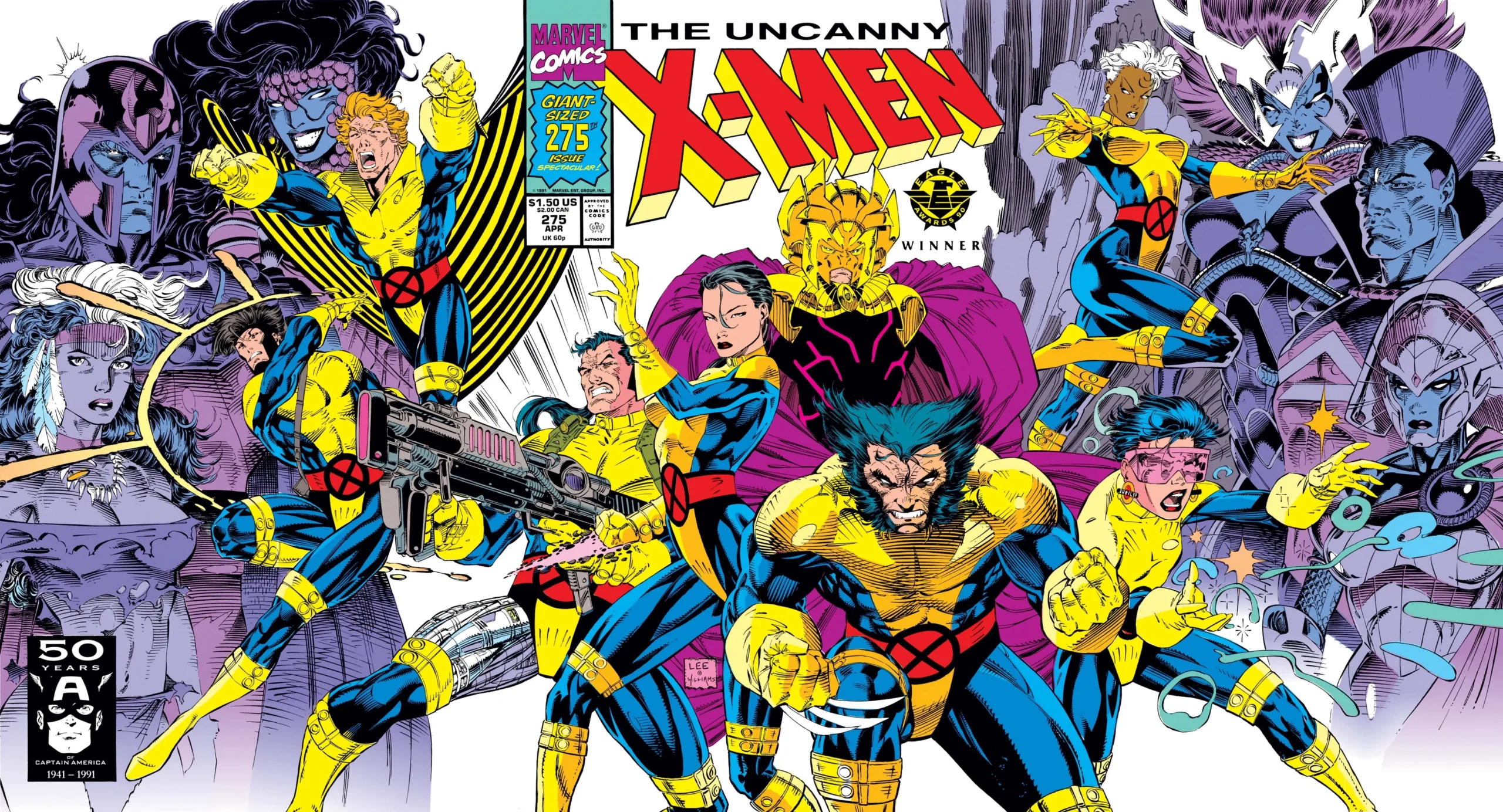 UNCANNY X-MEN (1963) #275 by Jim Lee, Scott Williams and Rick Parker