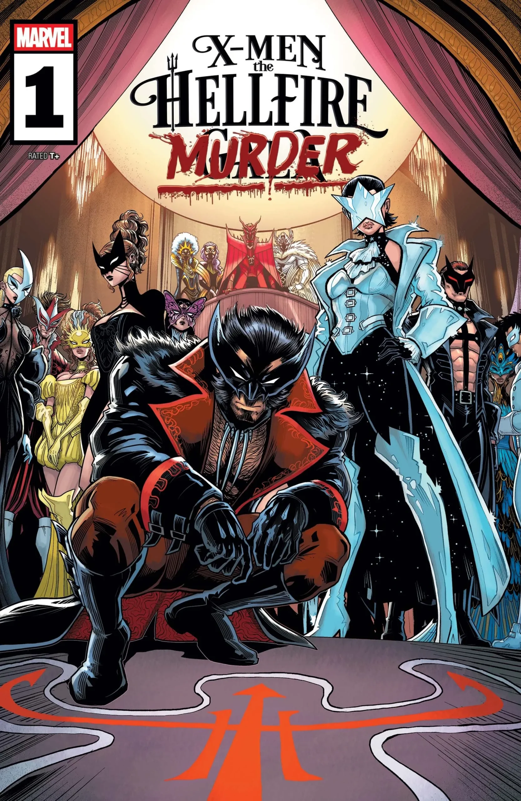 X-MEN: THE HELLFIRE MURDER (2026) #1 cover by Luciano Vecchio