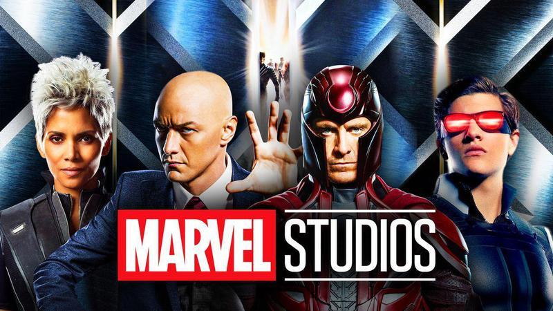 The X-Men with a Marvel Studios logo.