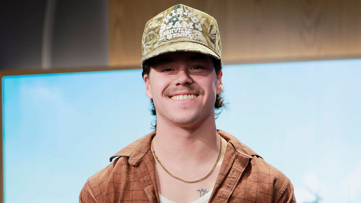 Zach John King stands at SiriusXM Studios in Nashville, Tennessee.