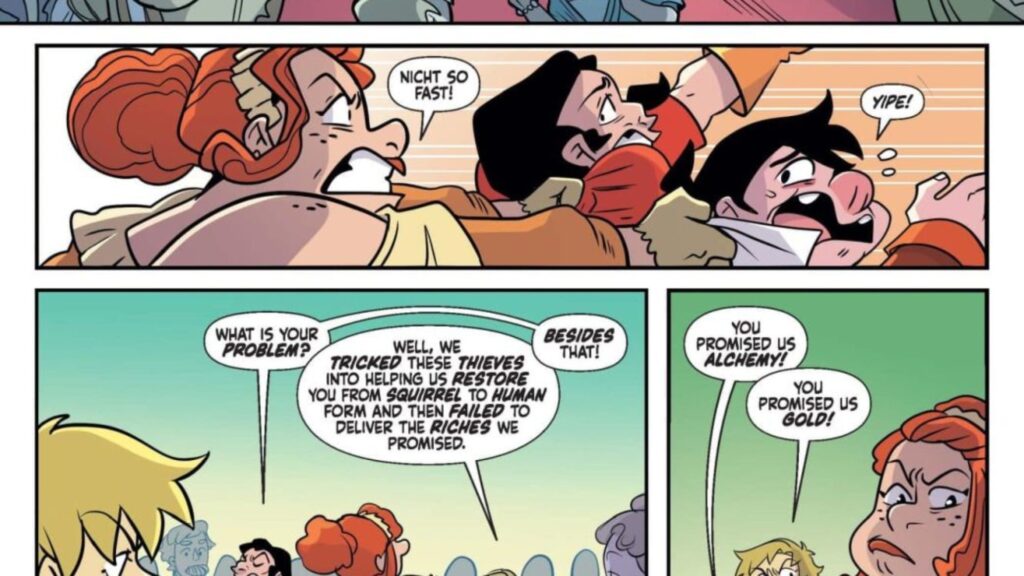 Disney Villains: Gaston #5 Preview: Fireworks and Fistfights Disney Villains: Gaston #5 Preview: Fireworks and Fistfights