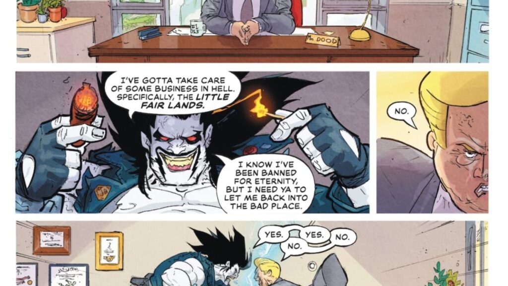 Lobo #6 Preview: The Main Man Gives Hell a Root Canal