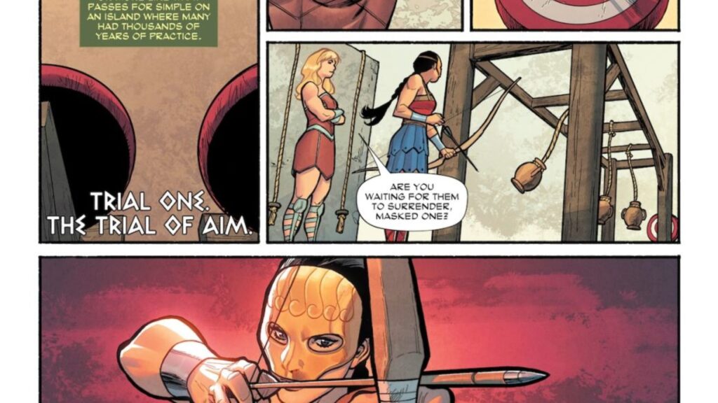 Wonder Woman #36 Preview: Diana’s Trial by Fire and Arrow Wonder Woman #36 Preview: Diana’s Trial by Fire and Arrow