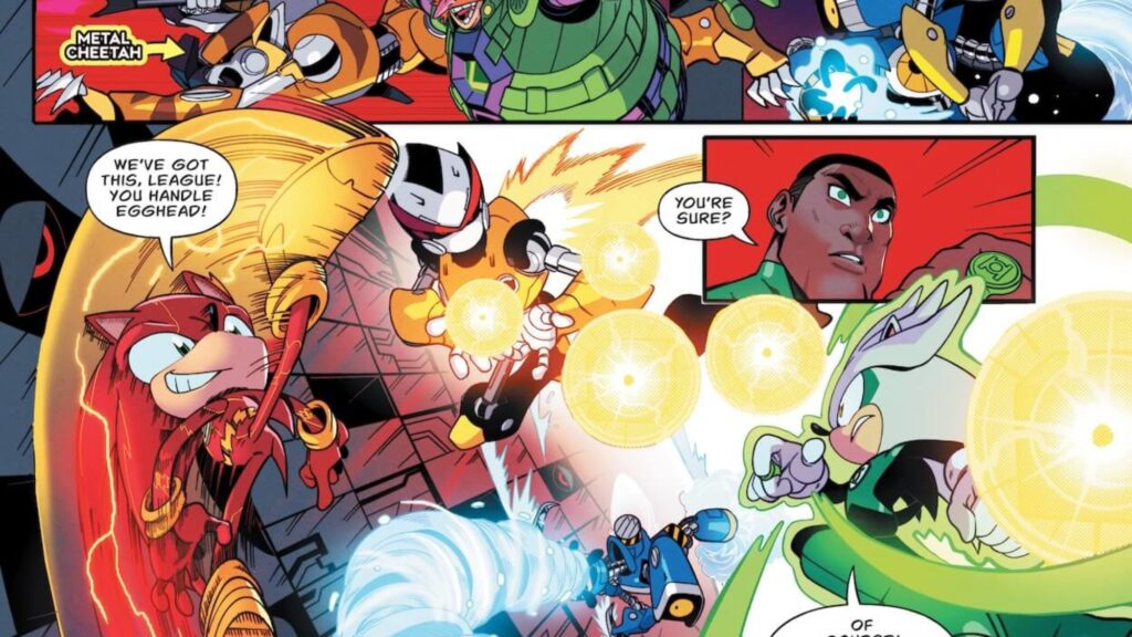 DC x Sonic the Hedgehog: Metal Legion #4 Preview