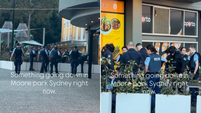 A major police operation is underway at Sydney Entertainment Quarter.
