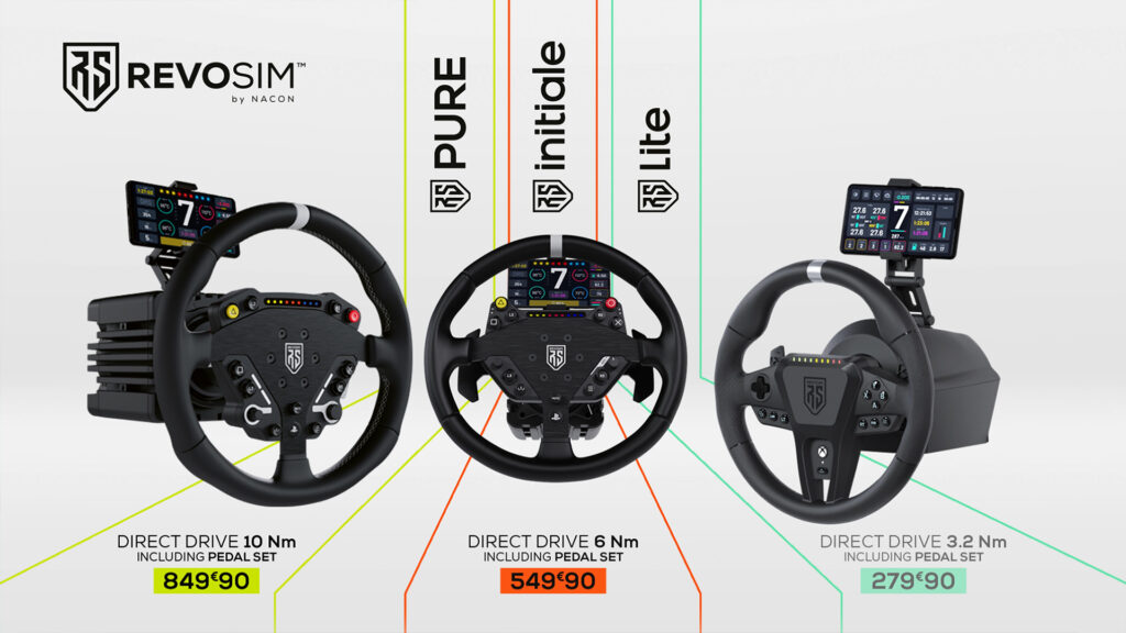 Console-compatible Revosim wheelbase range set for November release