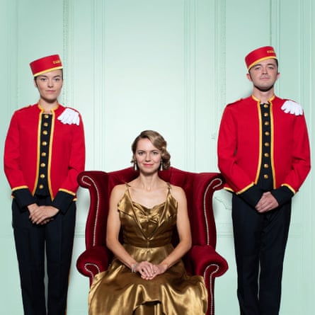 Kara Tointon in a promotional shot for the Royal Shakespeare Company’s production of The Constant Wife, which was staged on Cunard cruises.