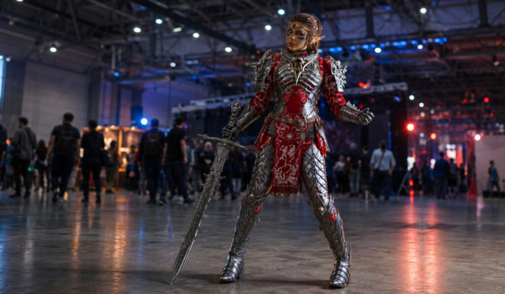 Million stitches and real metal  armor: How a Cosplayer creates a costume for Comic Con Astana