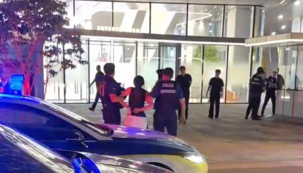 Woman arrested after allegedly attacking YG building door with golf club Woman arrested after allegedly attacking YG building door with golf club