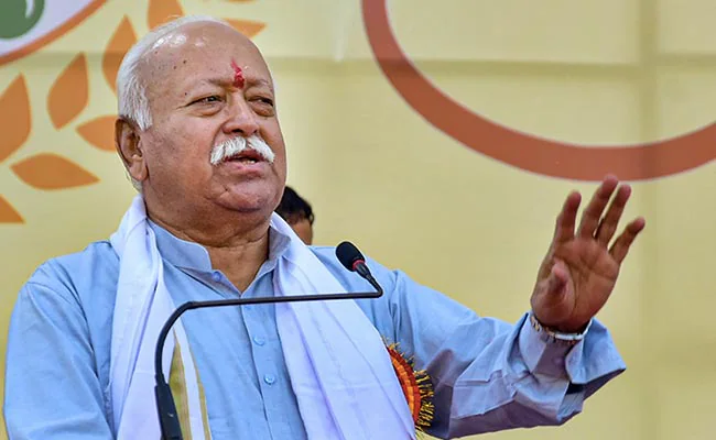 RSS Chieg Mohan Bhagwat (File)